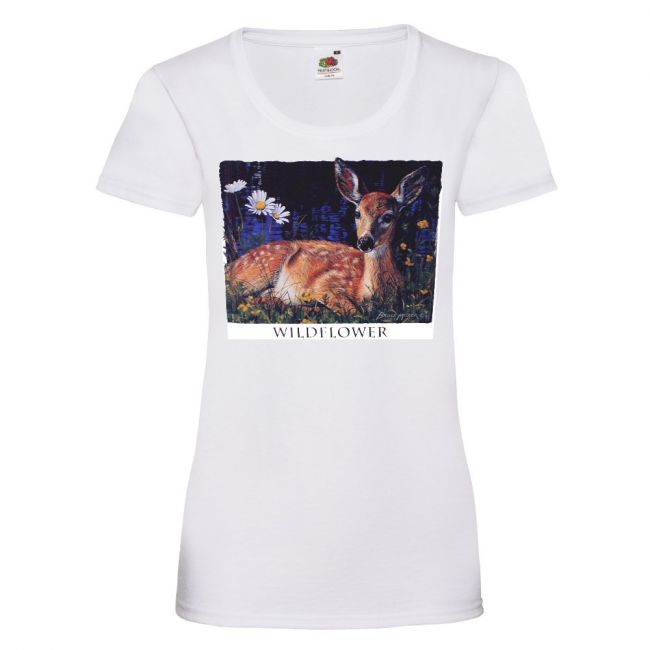 NAISTEN T-PAITA VALK. - WILD FLOWER (563)