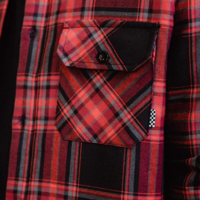 VUORELLINEN FLANELIPAITA - FLANNEL CHECKED OVERSHIRT RED