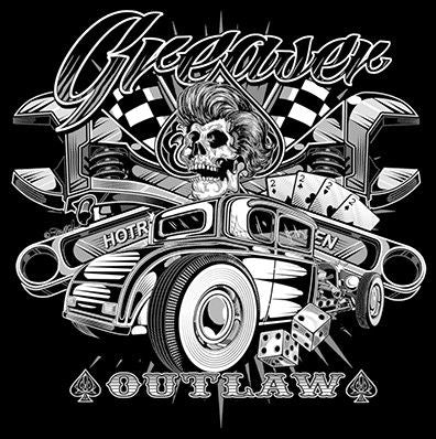 T-PAITA MUSTA SOF TEE - GREASER (785)