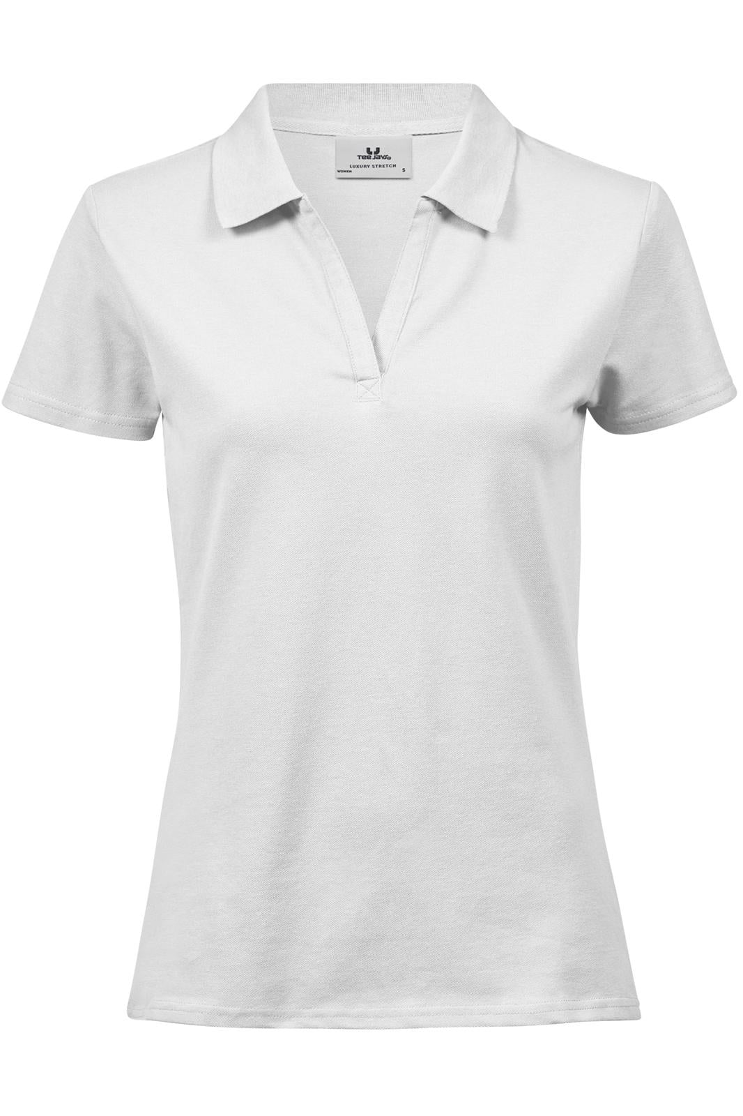 NAISTEN LUXURY STRETCH V-AUKKOINEN PIKEE