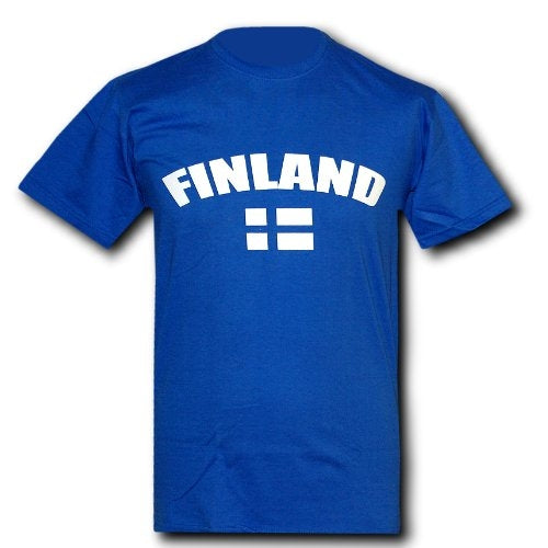 FINLAND SININEN T-PAITA