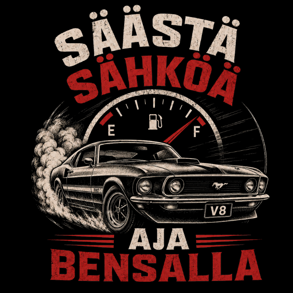 T-PAITA - SÄÄSTÄ SÄHKÖÄ AJA BENSALLA! (00 936)