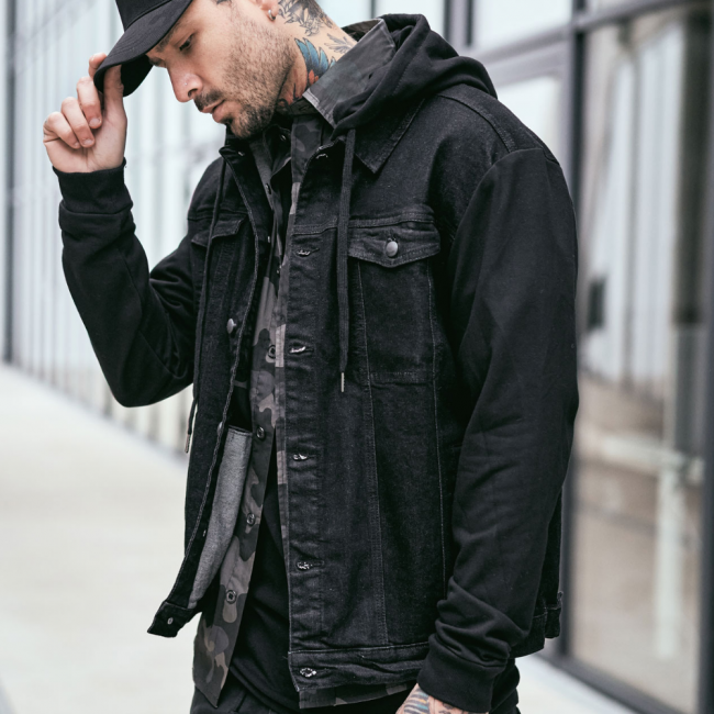 Cradock Denim Sweat Jacket