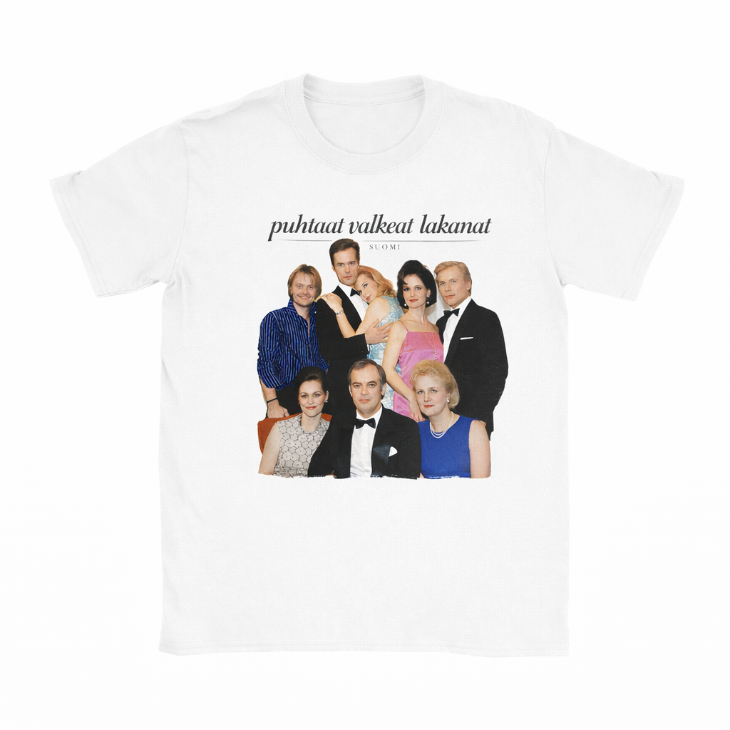 T-paita valkoinen - PUHTAAT VALKEAT LAKANAT