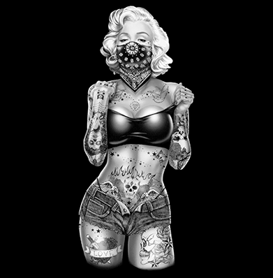 MARILYN - BANDANA TATS (998)