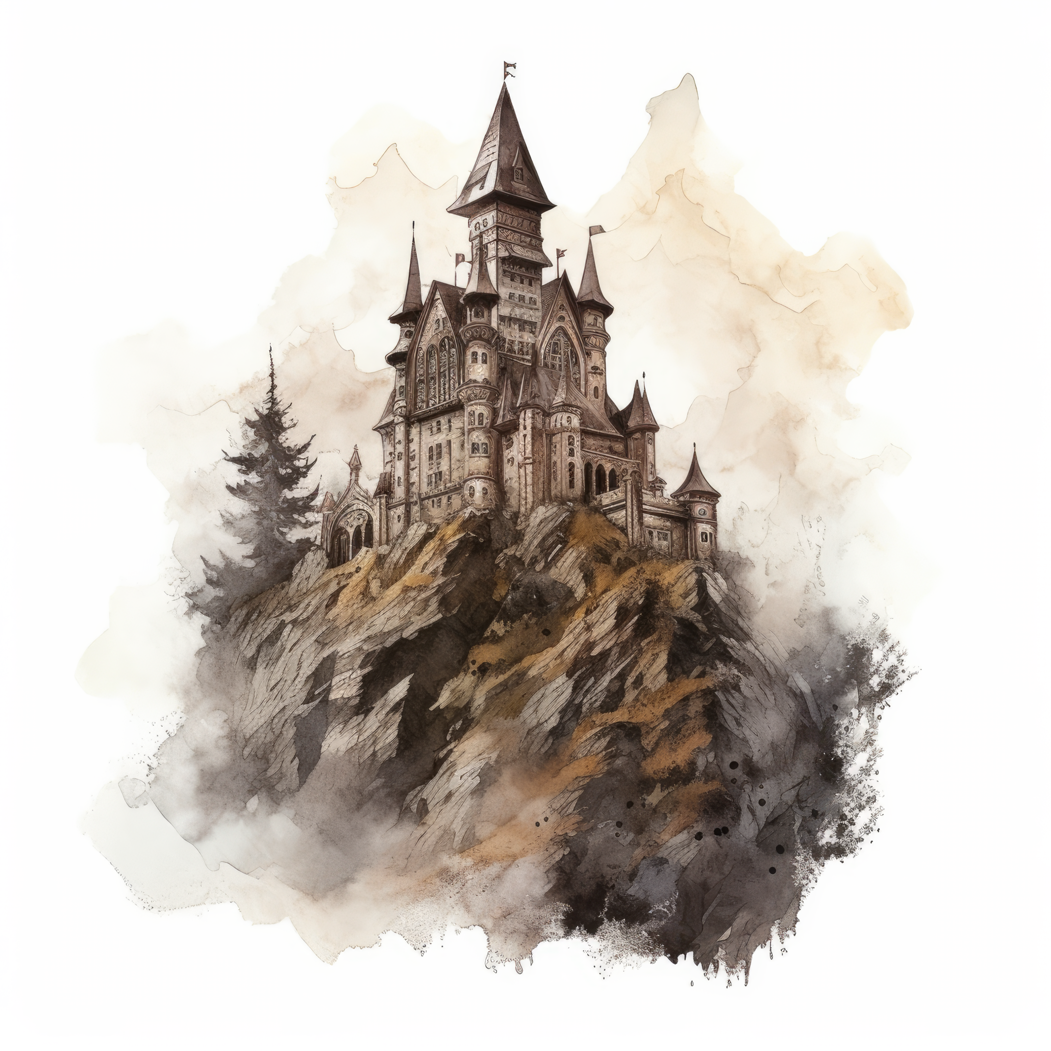 A haunted castle on a hill 1 (paitakuva)