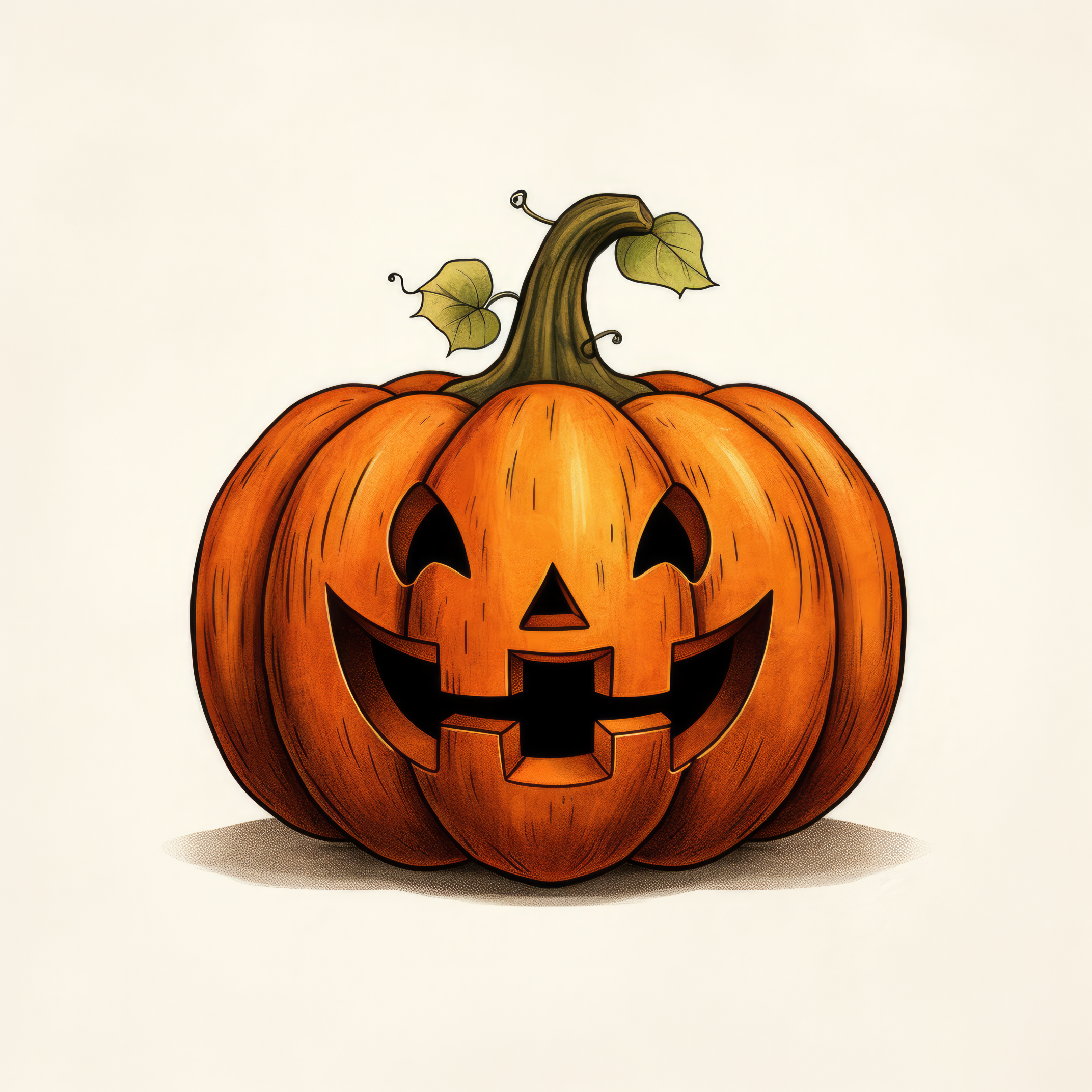 A jack-o-lantern (paitakuva)