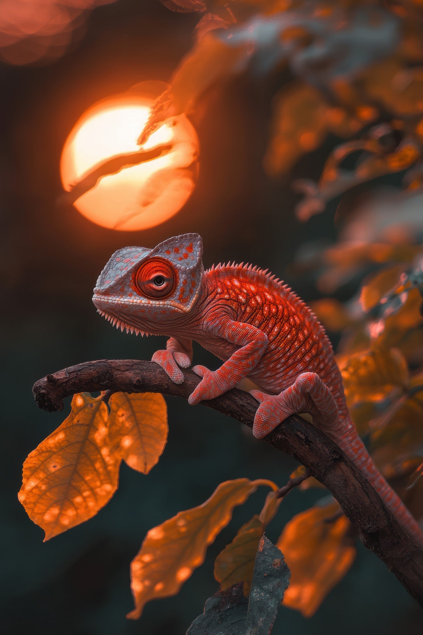 Baby chameleon cub (00 463)