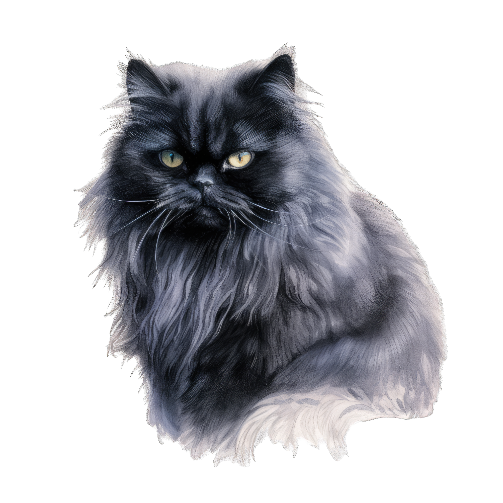 PAINATUS - Black persian cat