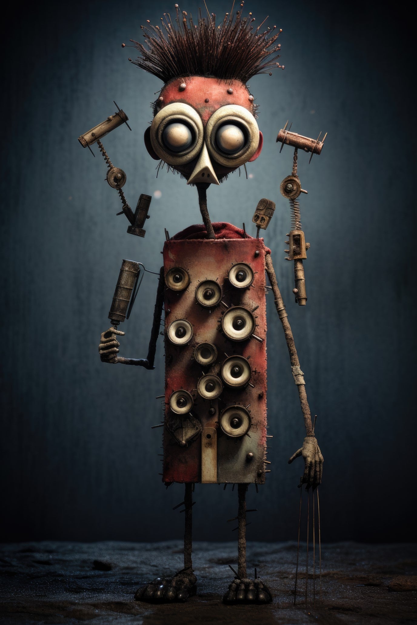 Character with glockenspiel 1 (paitakuva)