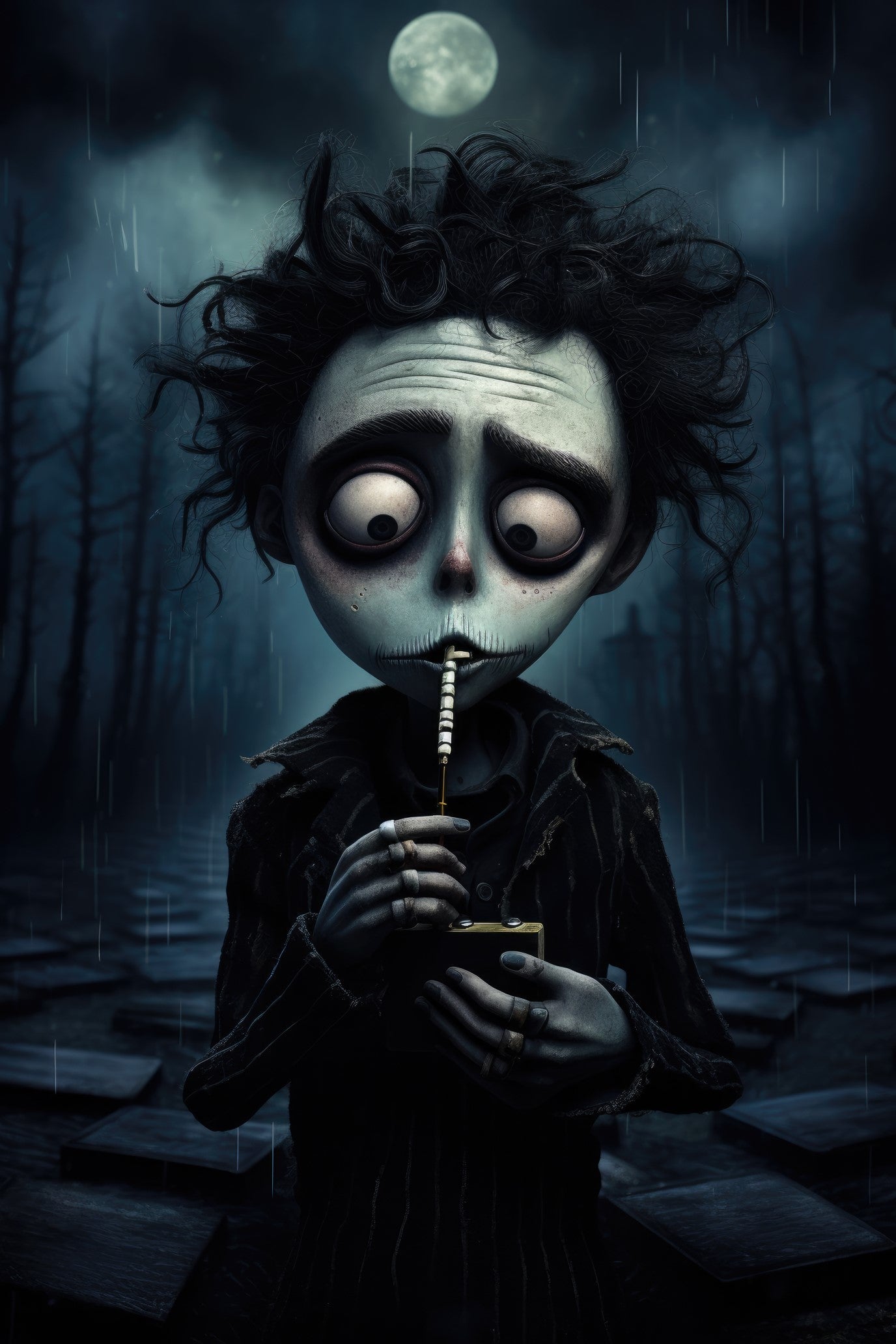 Character with harmonica 2 (paitakuva)