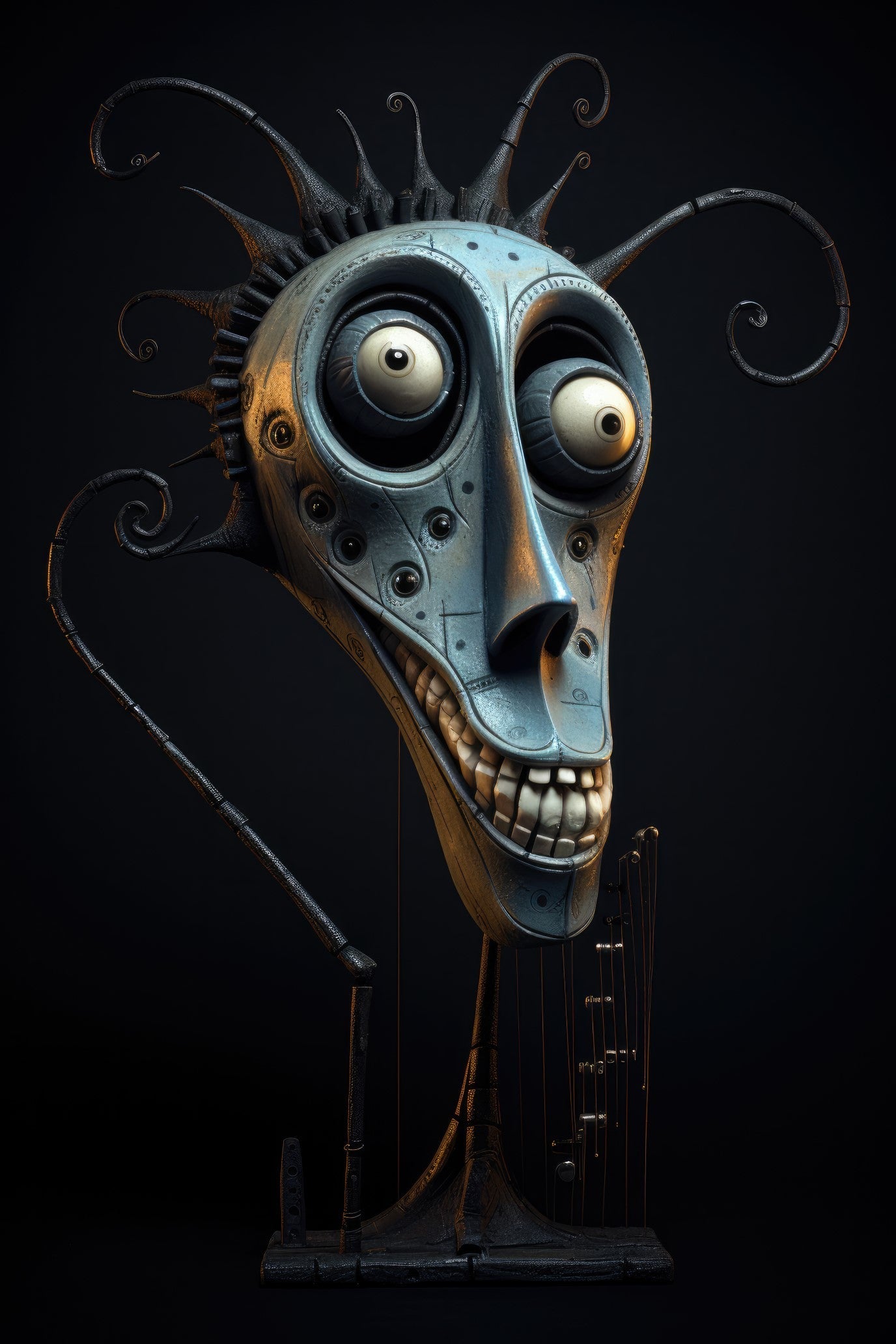 Character with jaw harp 2 (paitakuva)