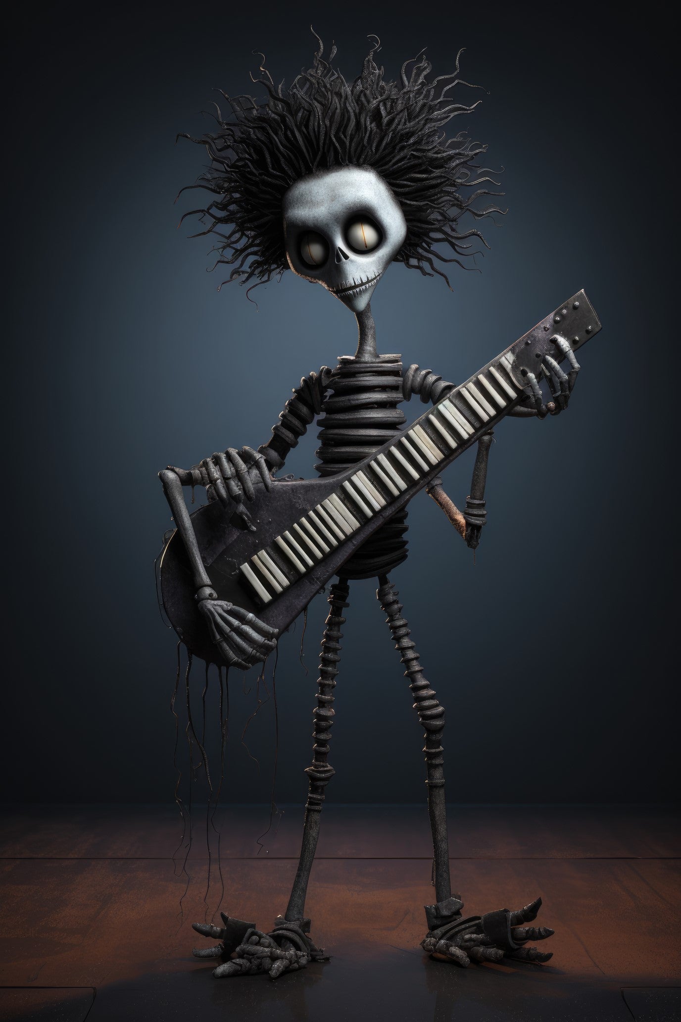 Character with keytar 3 (paitakuva)