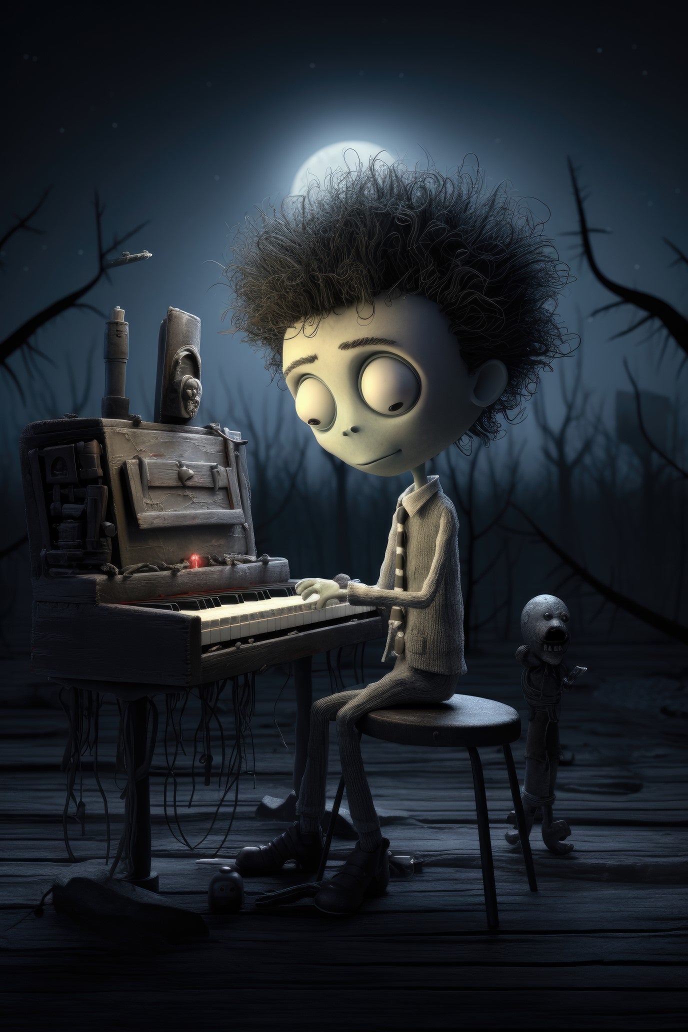 Character with mellotron 2 (paitakuva)