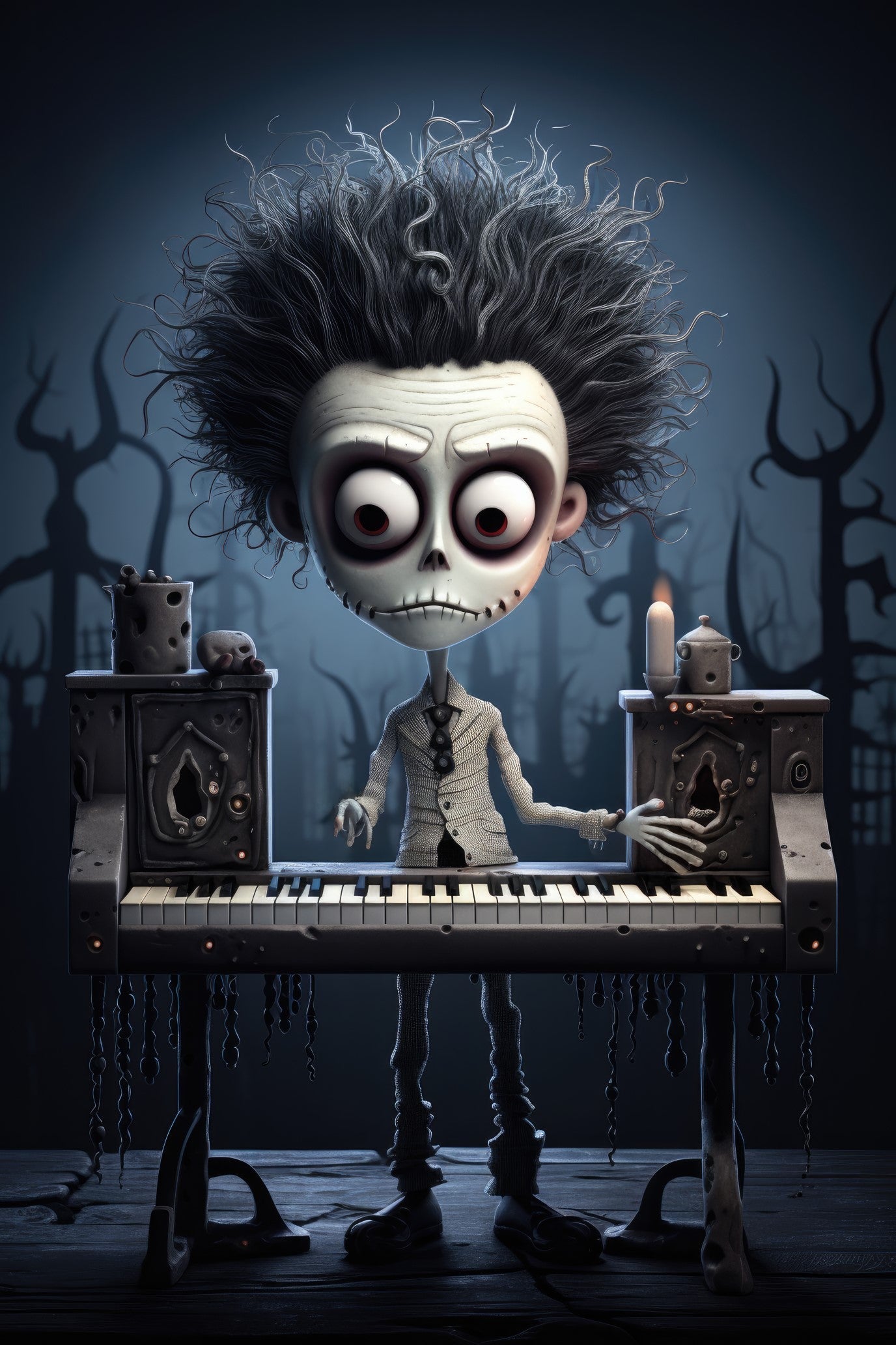 Character with mellotron (paitakuva)