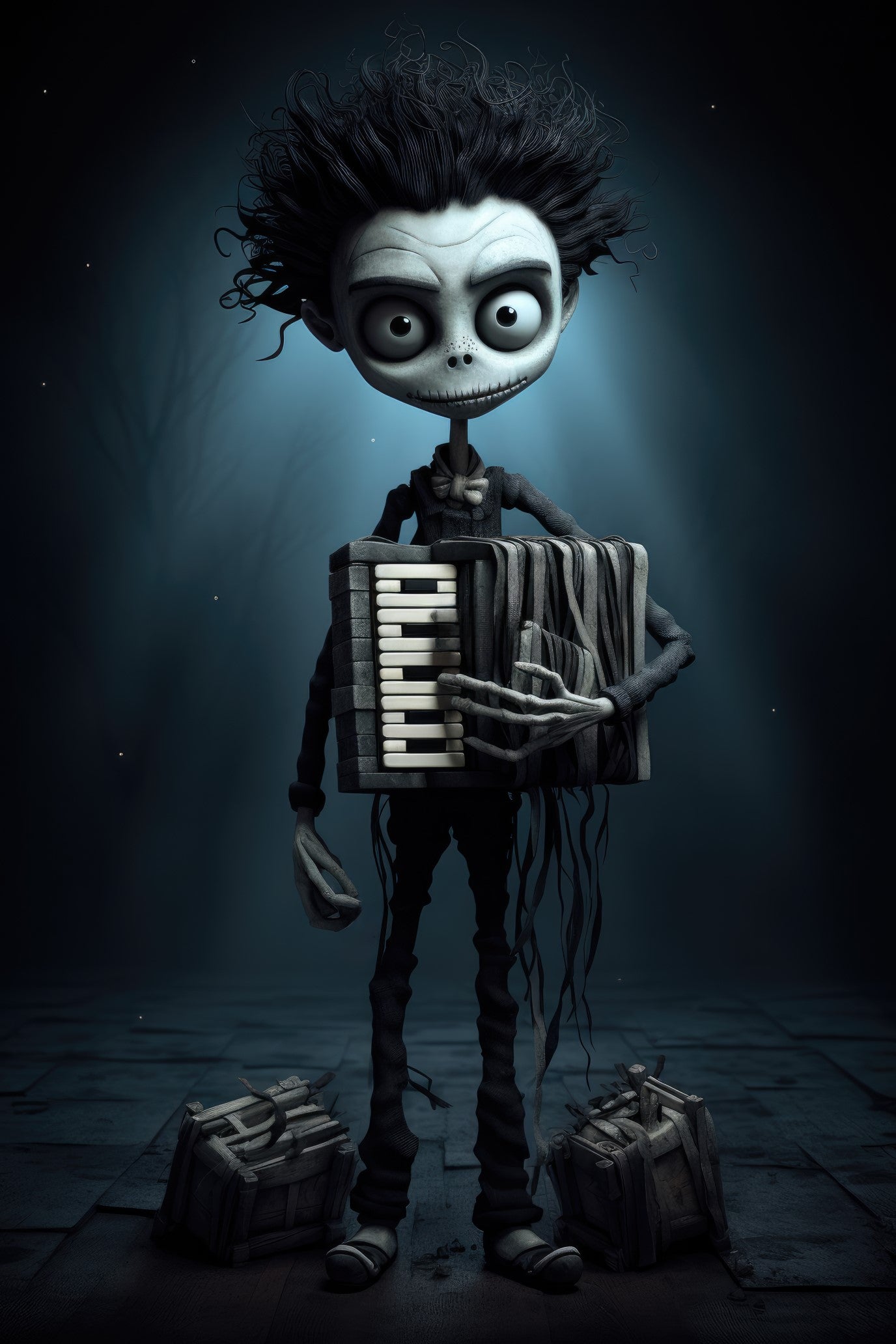 Character with melodica (paitakuva)