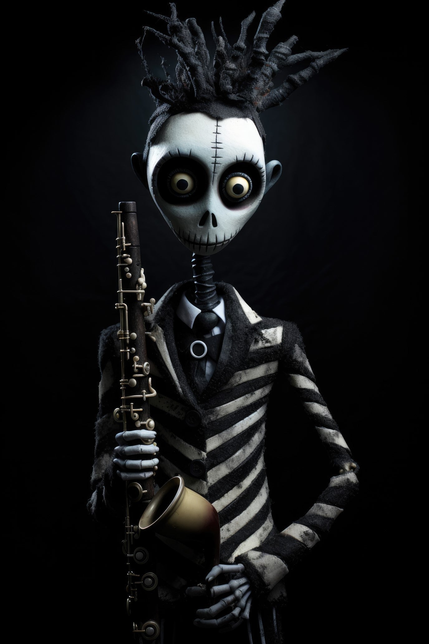 Character with oboe 1 (paitakuva)