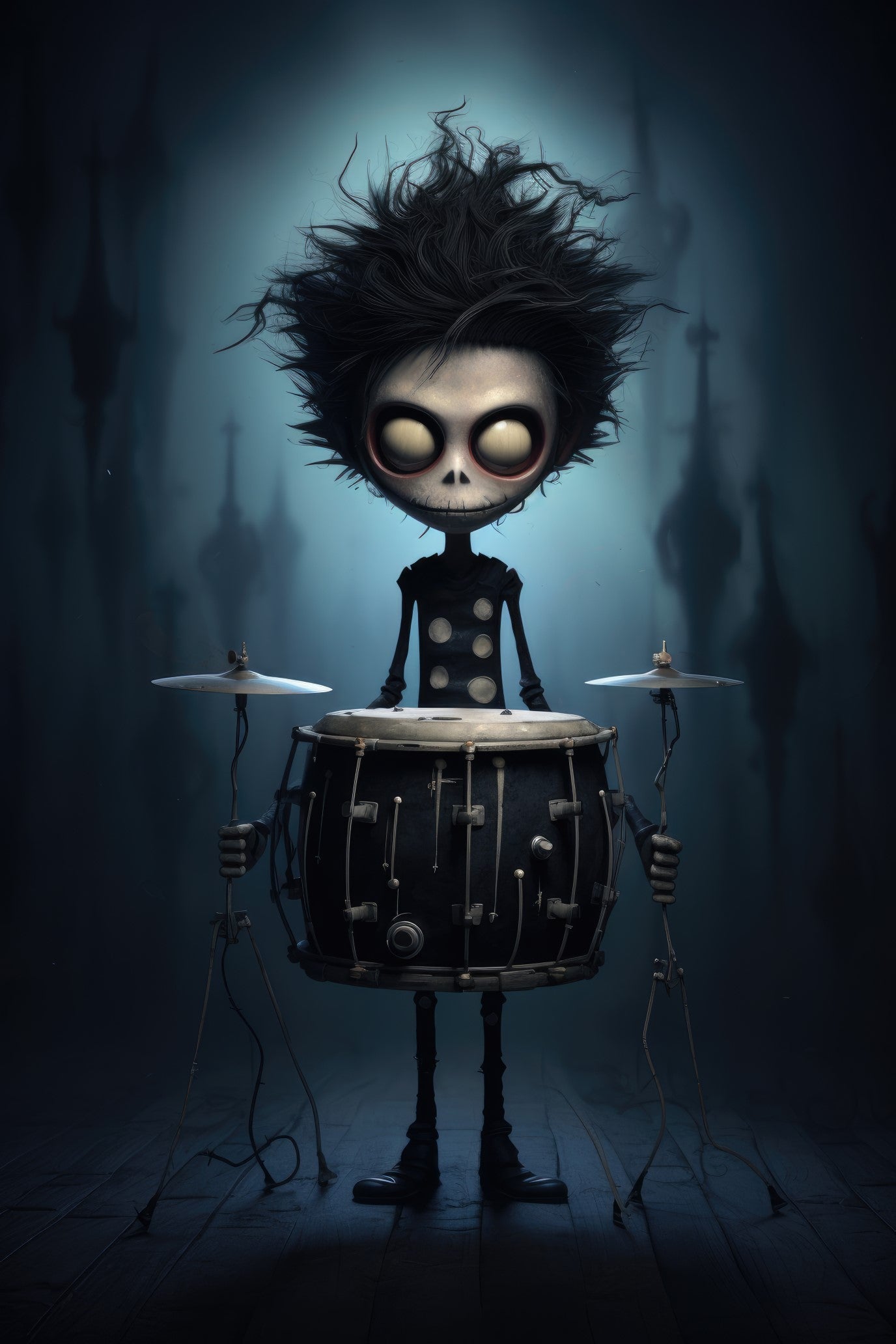 Character with timpani 1 (paitakuva)