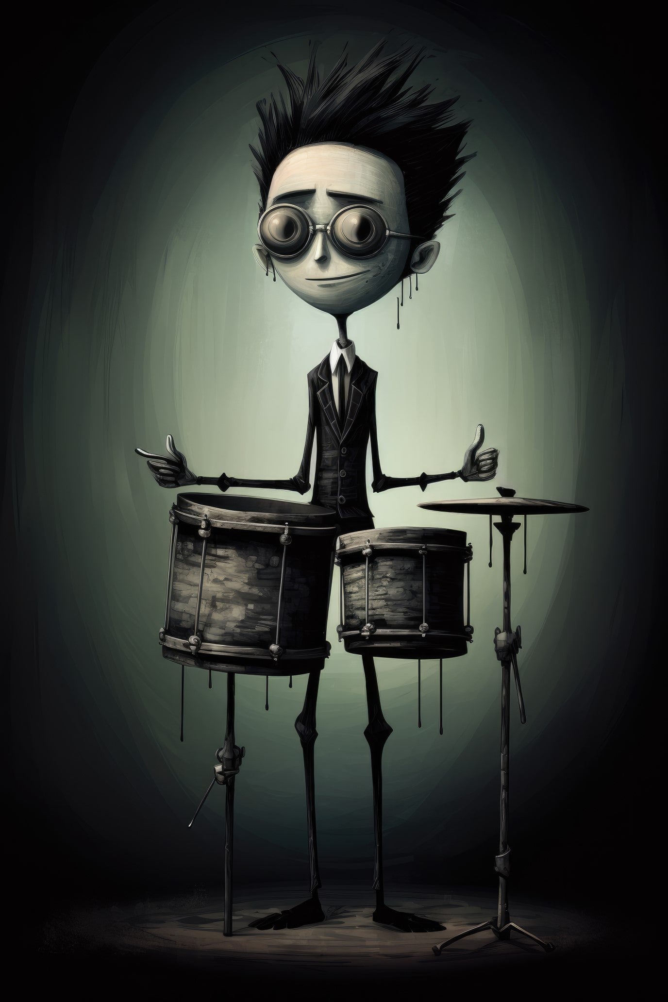 Character with timpani (paitakuva)