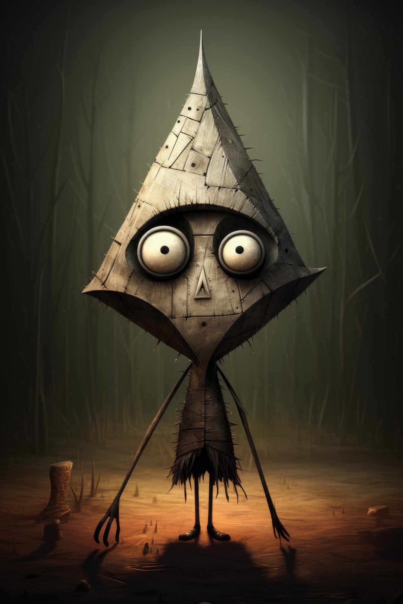 Character with triangle 2 (paitakuva)