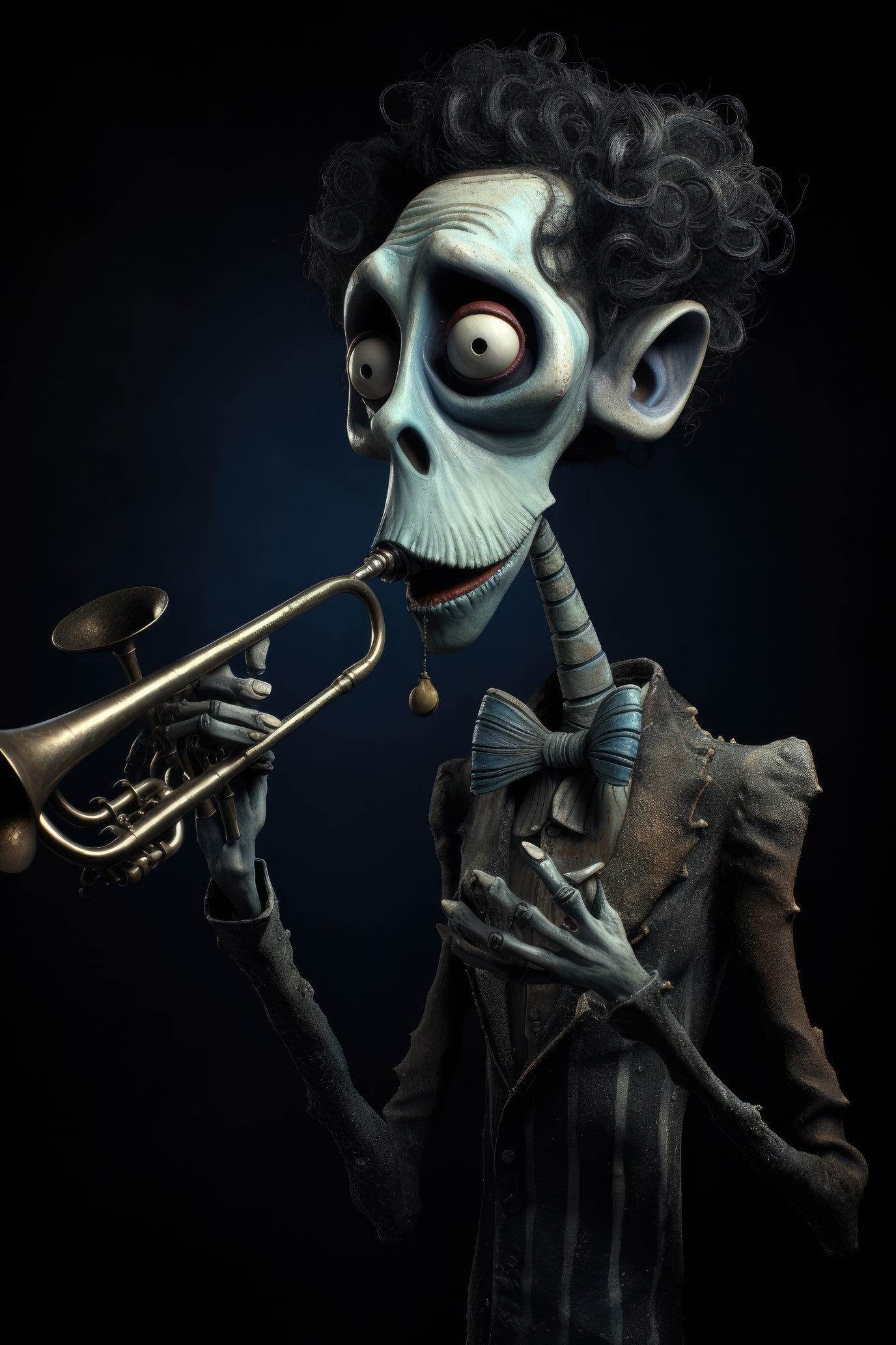 Character with trumpet 2 (paitakuva)