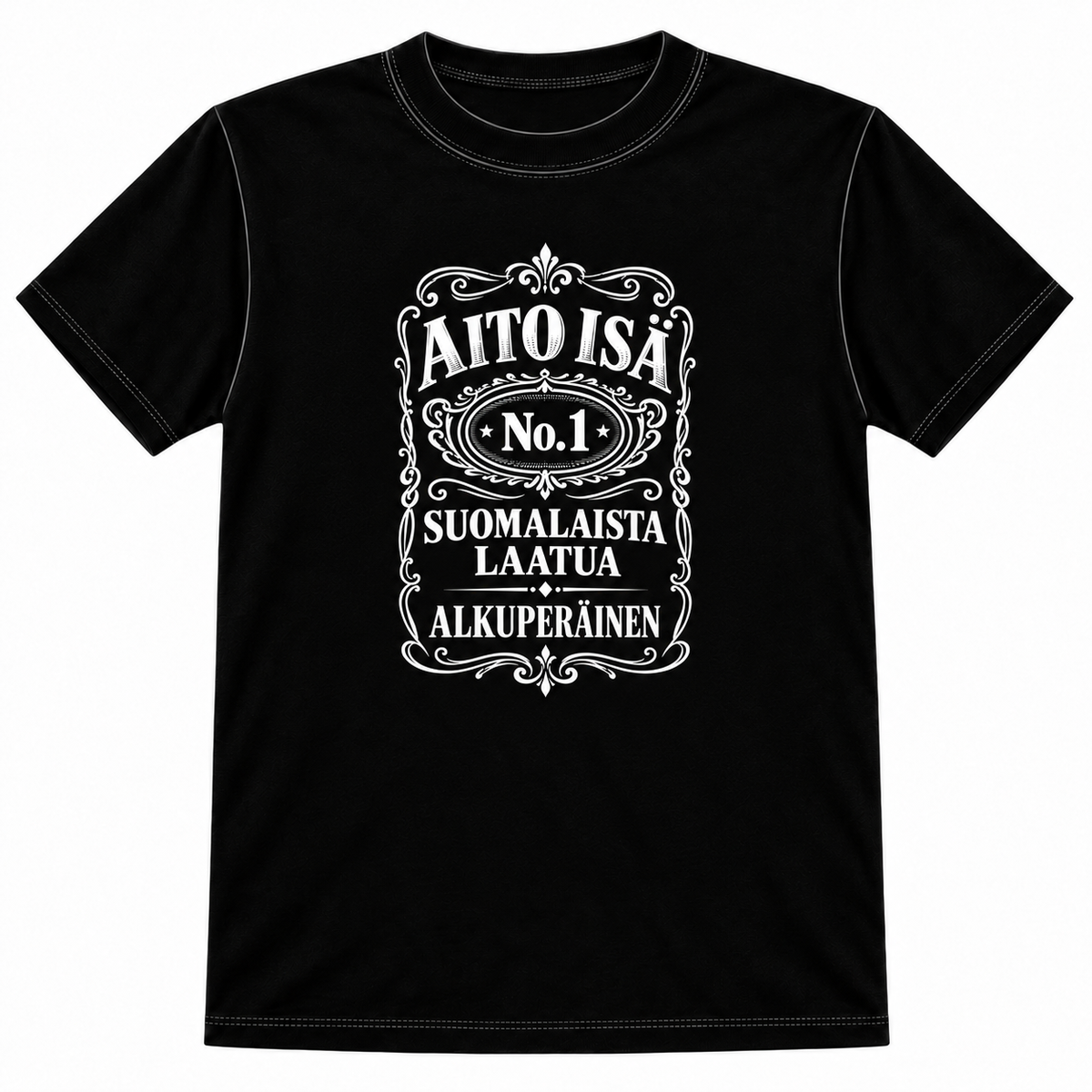 MIESTEN T-PAITA  + VAUVAN BODY ISÄ NO.1 MU/VA