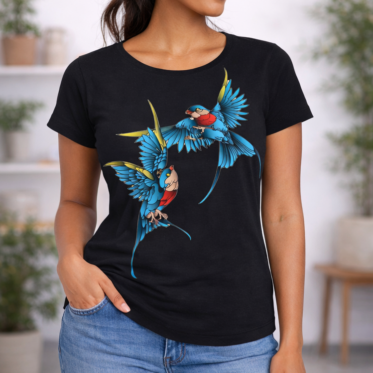 NAISTEN PAITA MUSTA - Loose Fit – KYYHKYT (3270)