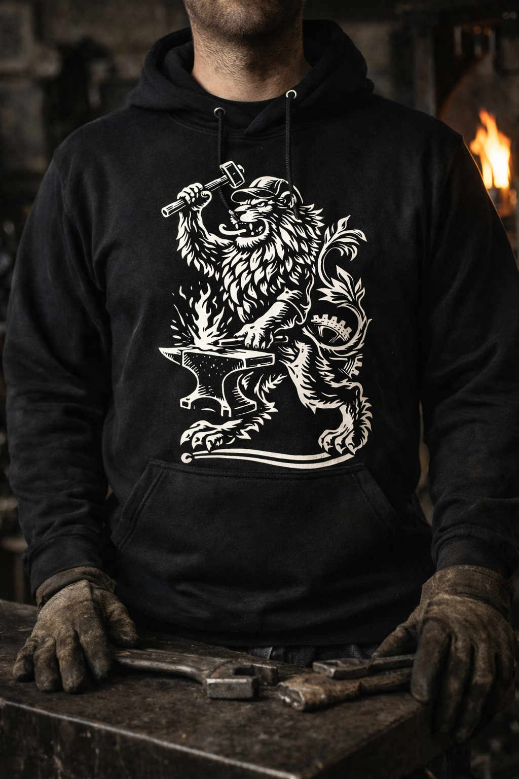 CLASSIC HUPPARI MUSTA -  Metalli Leijona (3196)