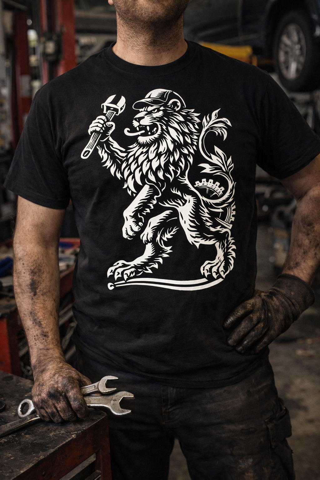 T-PAITA - Leijona – Mekaanikko / Autohuolto