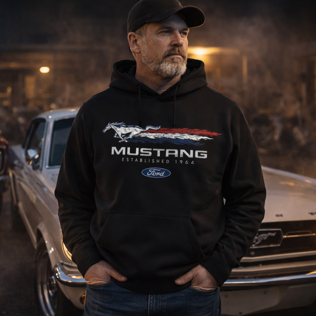 CLASSIC HUPPARI MUSTA - Mustang RWB (888)