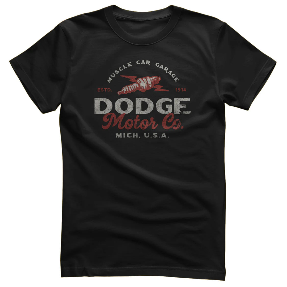T-PAITA musta - Dodge Motor Co