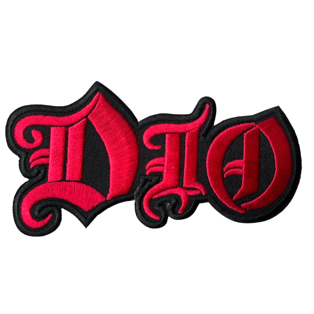 KANGASMERKKI - Dio - Red logo hihamerkki (50125)