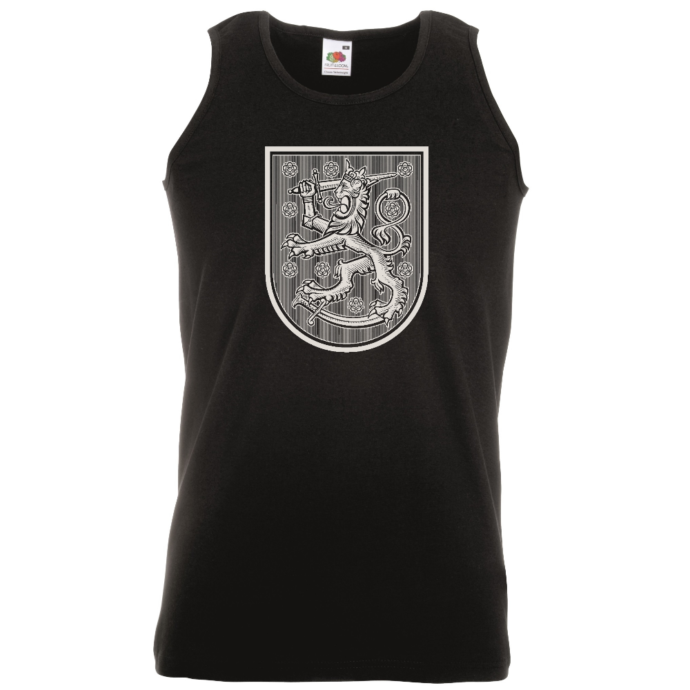 HIHATON T-PAITA - SUOMI LEIJONA RETRO (2948)