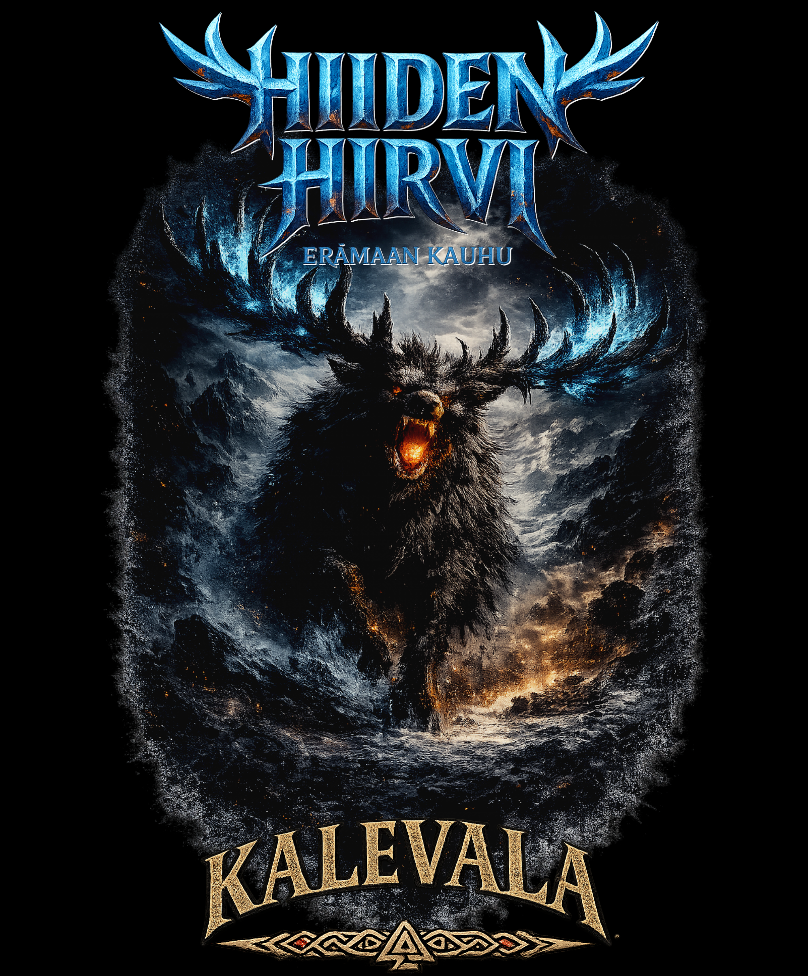T-PAITA  - KALEVALA  "HIIDEN HIRVI"  (00 882)