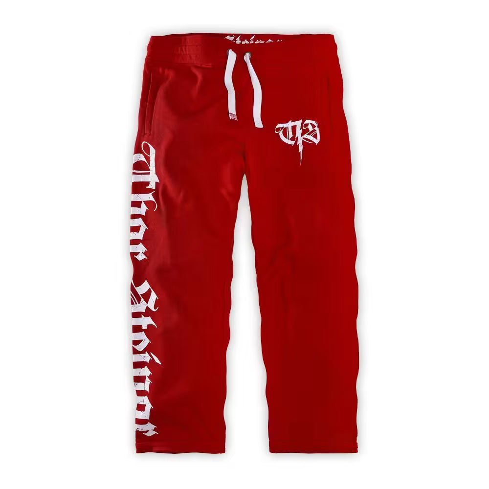 THOR STEINAR - Collegehousut HØLVEN SPORTS PANTS - punainen