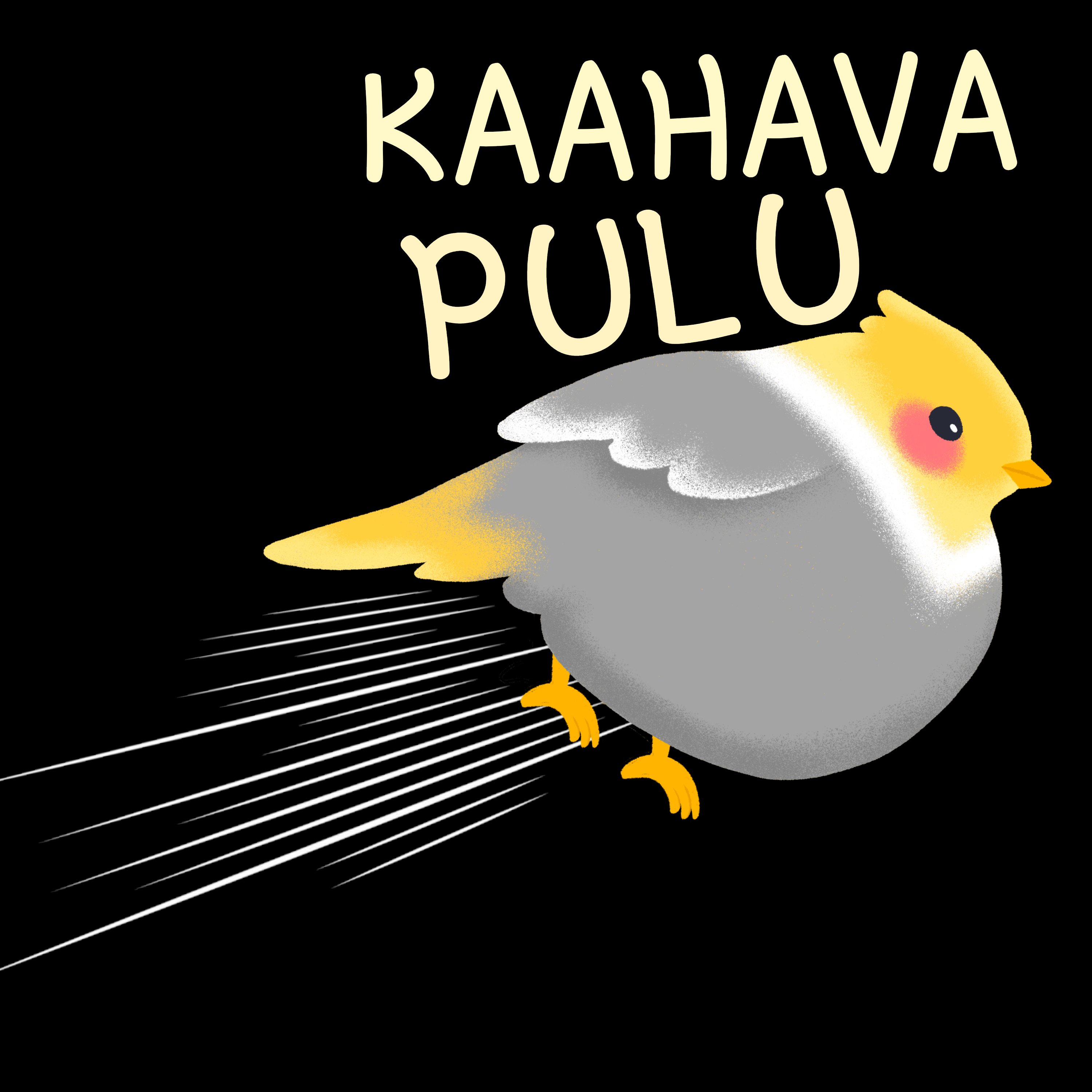 T-PAITA MUSTA - KAAHAAVA PULU - KAMALA LUONNE (2851)