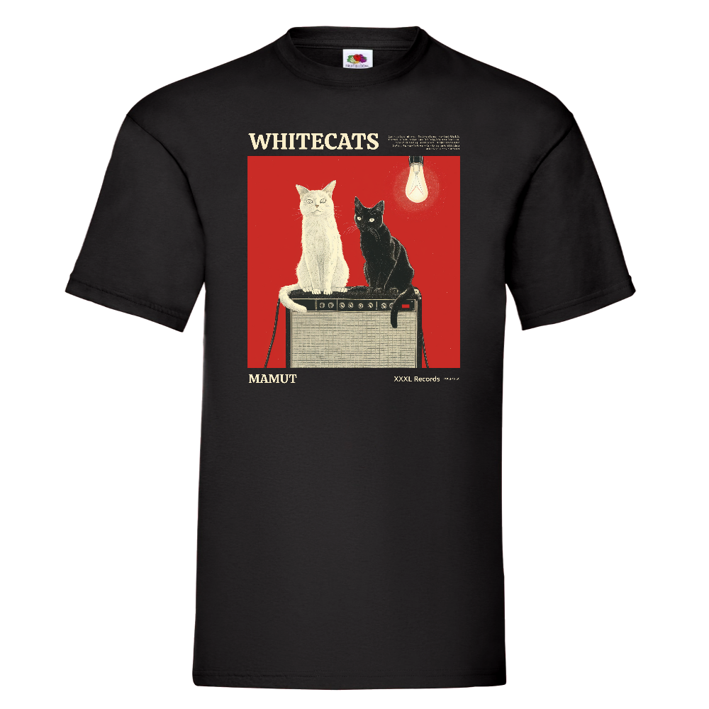 T-PAITA MUSTA - WHITECATS (2940)