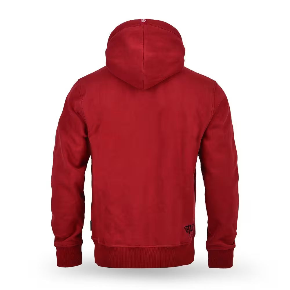 THOR STEINAR -  Huppari punainen - HOODED SWEATSHIRT SØFJELL