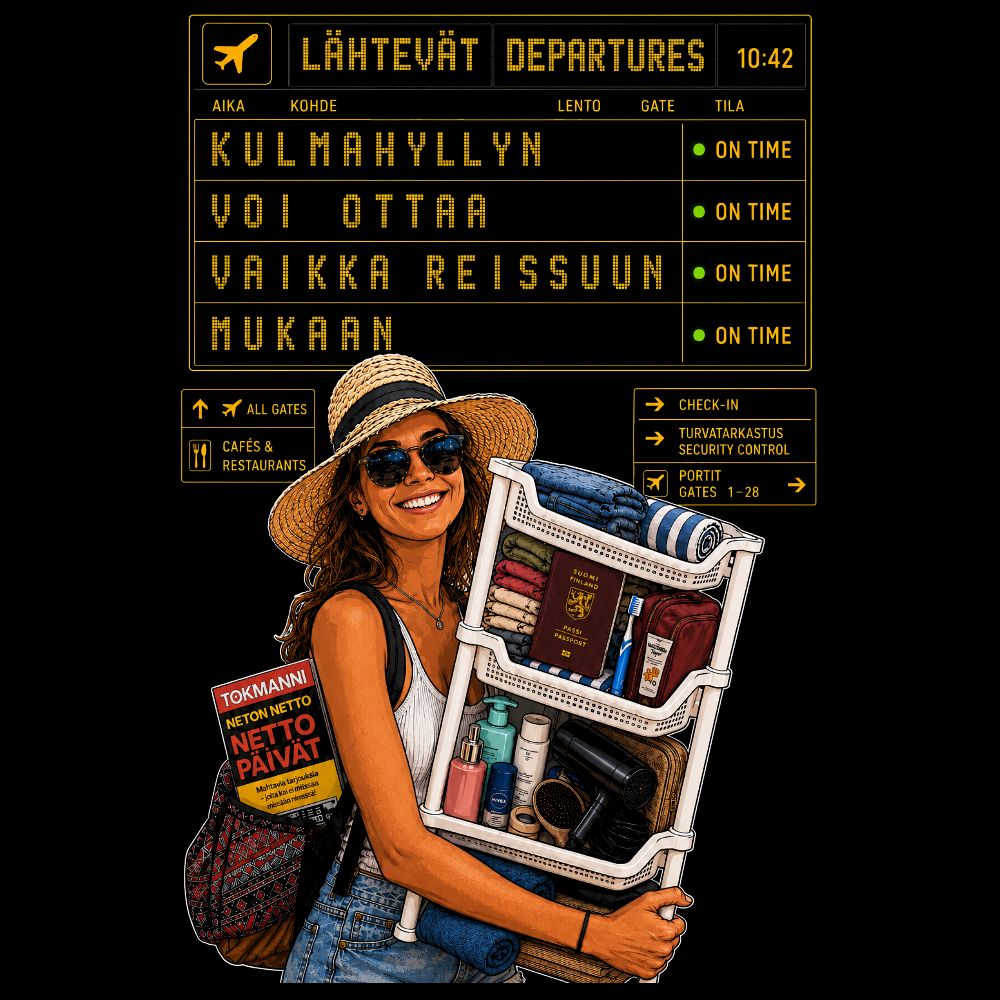 T-PAITA - KULMAHYLLY, KÄTEVÄ REISSUSSA! (00 943)