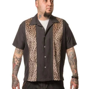 KAULUSPAITA - Leopard Panel Bowling  - STEADY CLOTHING