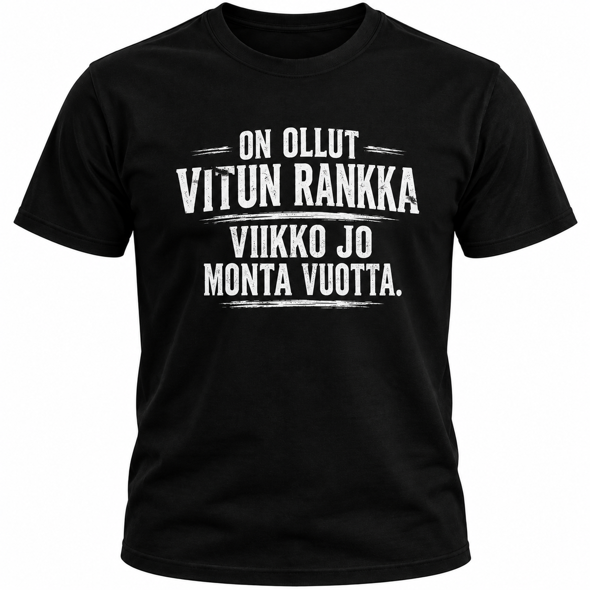 T-PAITA MUSTA - RANKKA VIIKKO