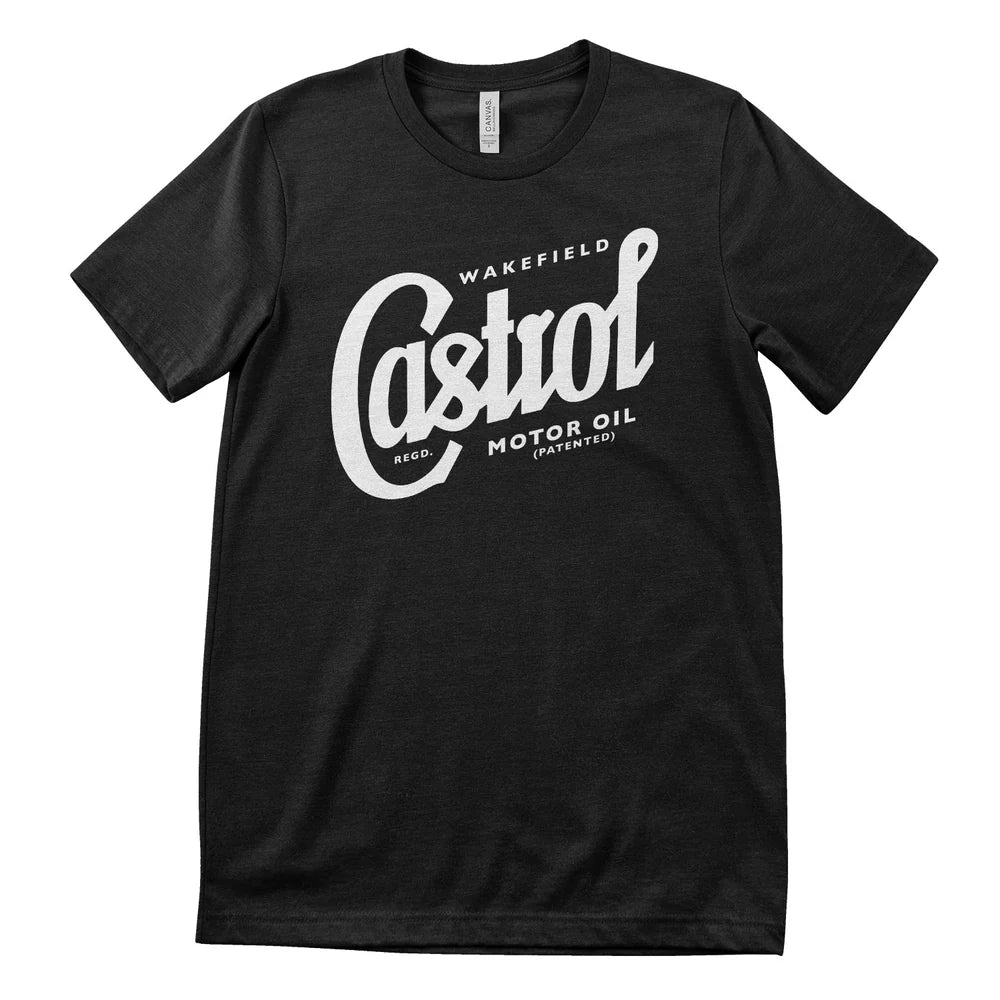 T-PAITA musta - Castrol Script Logo