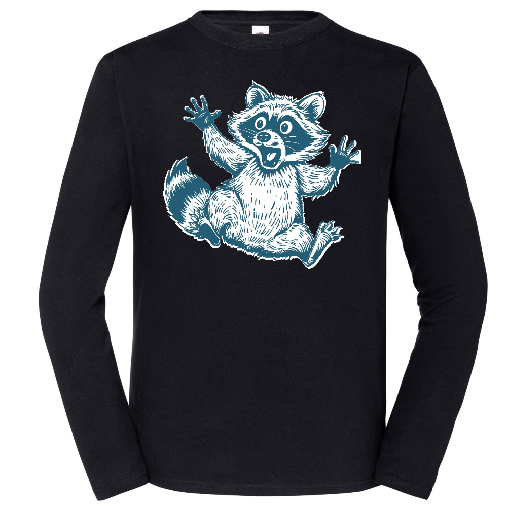 PITKÄHIHAINEN T-PAITA MUSTA - PESUKARHU