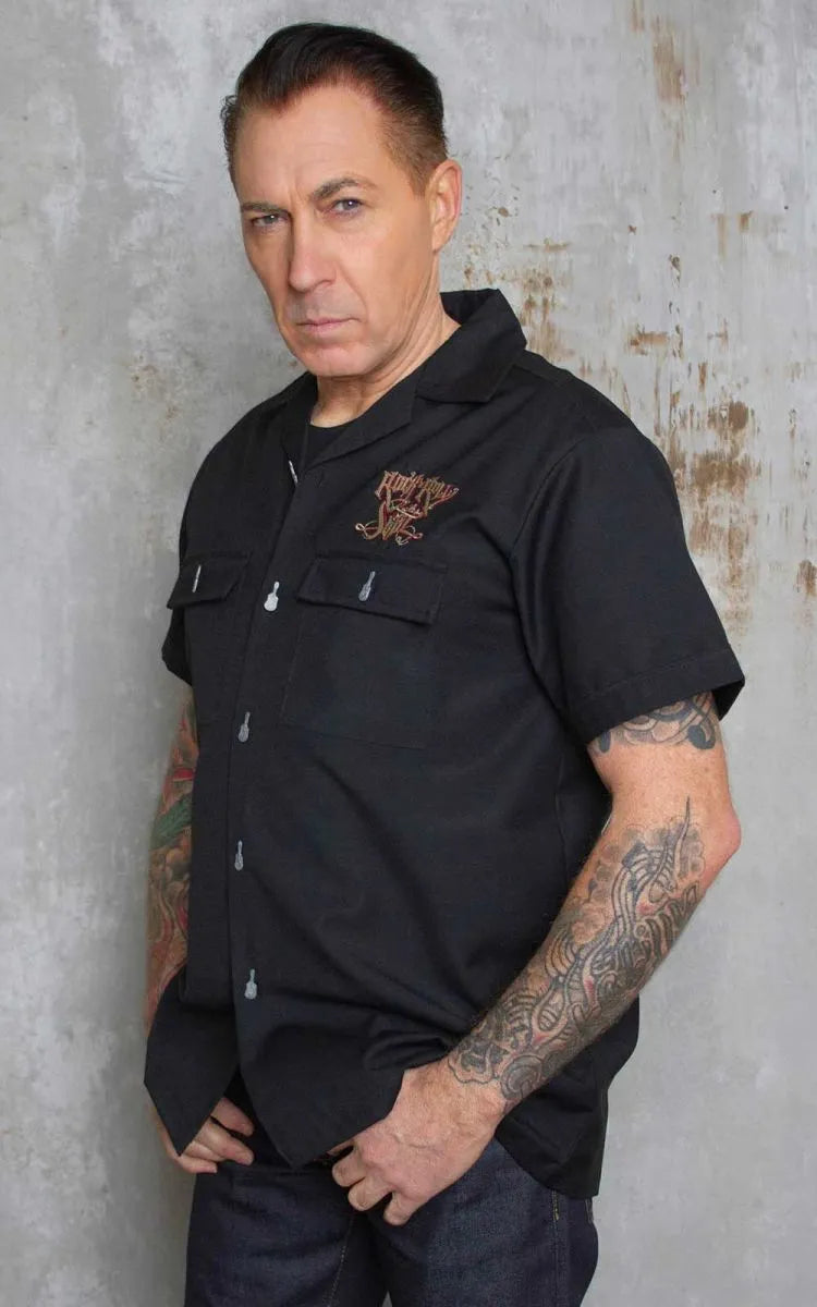 KAULUSPAITA - Worker Shirt - R'n'R rules my soul