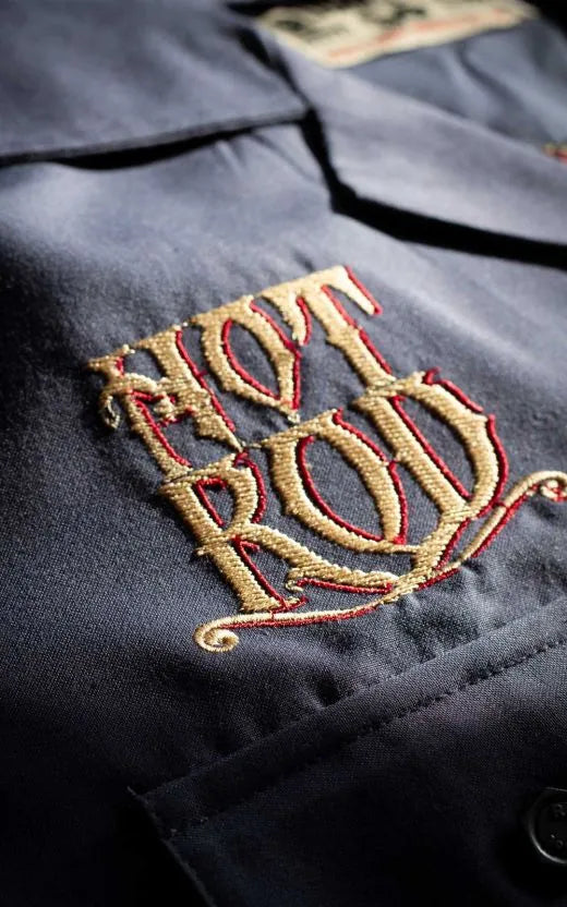 KAULUSPAITA - Worker Shirt - Hot Rod