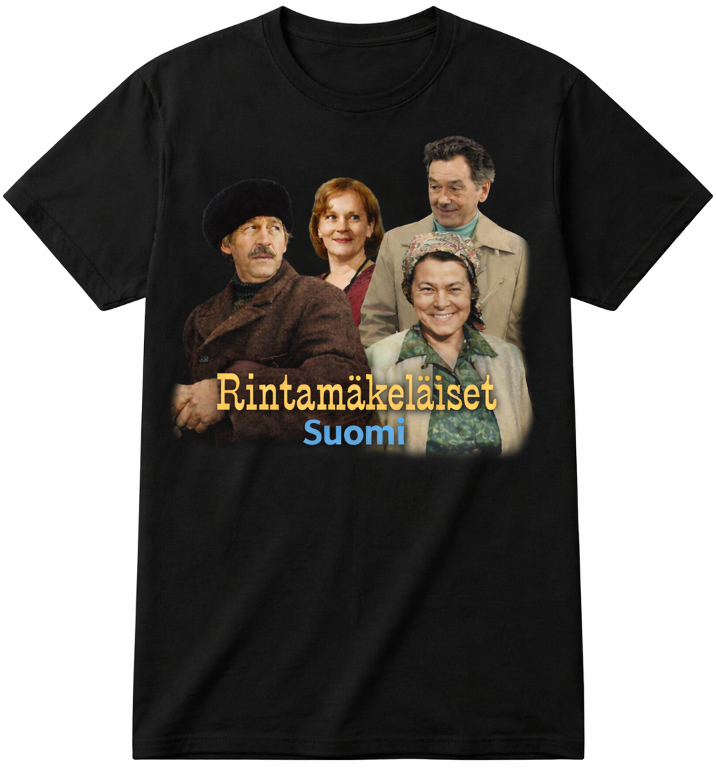T-paita musta - RINTAMÄKELÄISET Suomi