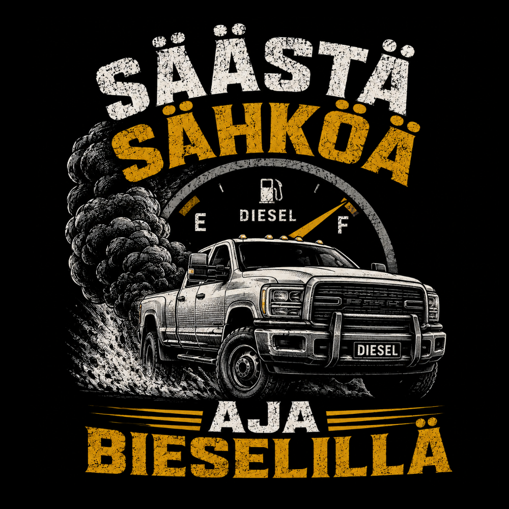 T-PAITA - SÄÄSTÄ SÄHKÖÄ AJA DIESELILLÄ! (00 926)
