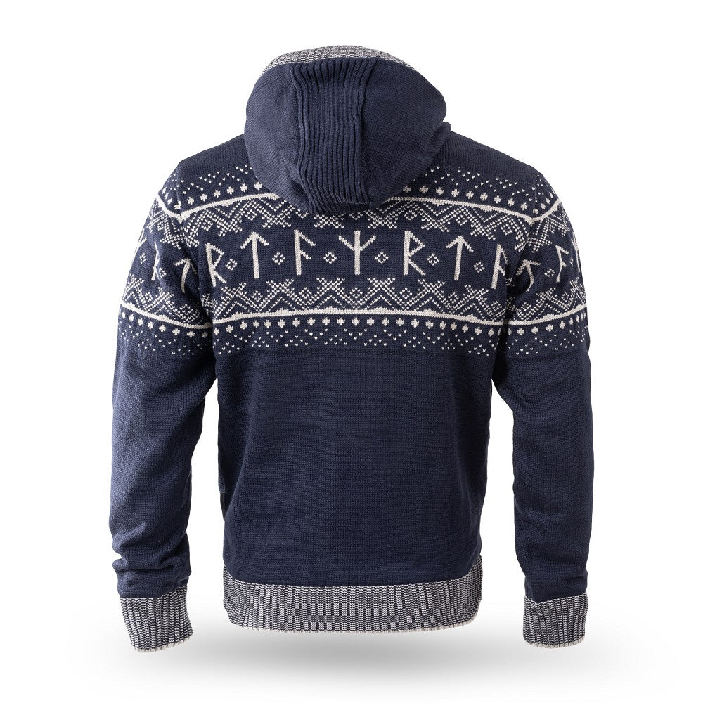 THOR STEINAR - knit jacket Runa marine - vuorellinen neuletakki