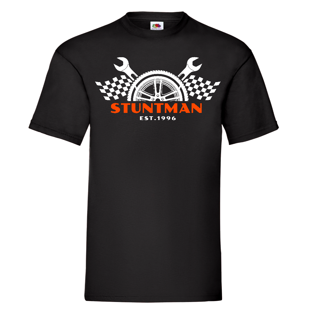 T-PAITA MUSTA - STUNTMAN RALLY (00 266)