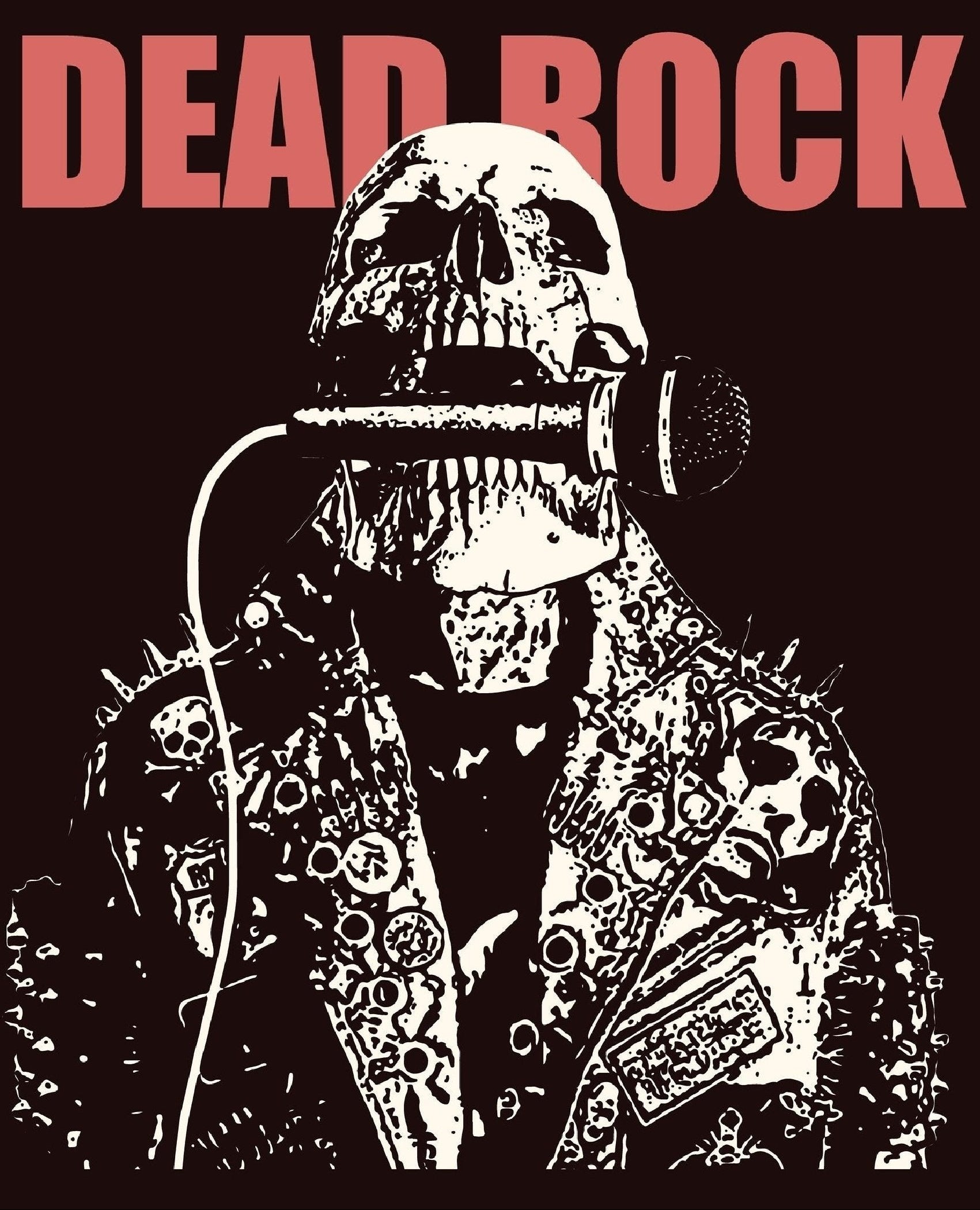 T-paita musta - Dead Rock